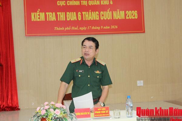 Cục Chính trị Quân khu 4: Kiểm tra Viện Kiểm sát Quân sự khu vực 42 và Đoàn An điều dưỡng 41