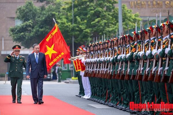 Tổng Bí thư Tô Lâm dự Lễ đón nhận Huân chương Hồ Chí Minh và kỷ niệm 75 năm Ngày truyền thống Bệnh viện Trung ương Quân đội 108