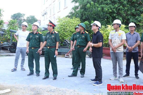 Cục Chính trị Quân khu 4: Kiểm tra tiến độ xây dựng dự án Bảo tàng Quân khu 4