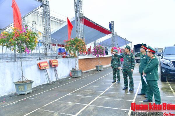 Bộ Chỉ huy Quân sự tỉnh Nghệ An kiểm tra công tác chuẩn bị lễ giao, nhận quân năm 2026