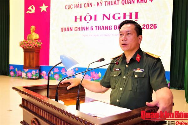 Cục Hậu cần – Kỹ thuật Quân khu 4 triển khai nhiệm vụ 6 tháng cuối năm 2026