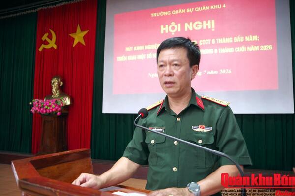 Trường Quân sự Quân khu 4: Đổi mới việc tuyên truyền, giáo dục truyền thống sang “Quản trị tư tưởng”