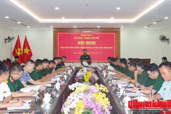 Bộ Chỉ huy Quân sự  thành phố Huế: Tăng cường phối hợp bảo đảm an ninh, an toàn khu vực đóng quân