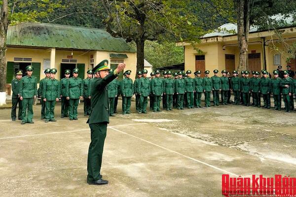 Những tuần đầu trong quân ngũ của các chiến sĩ Biên phòng