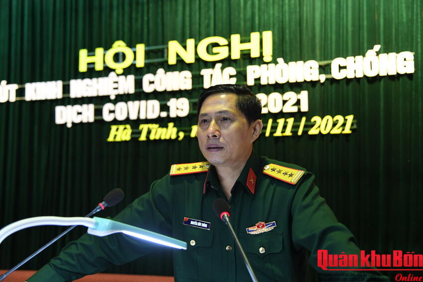 Bộ Chỉ huy Quân sự tỉnh Hà Tĩnh: Rút kinh nghiệm công tác phòng, chống Covid-19