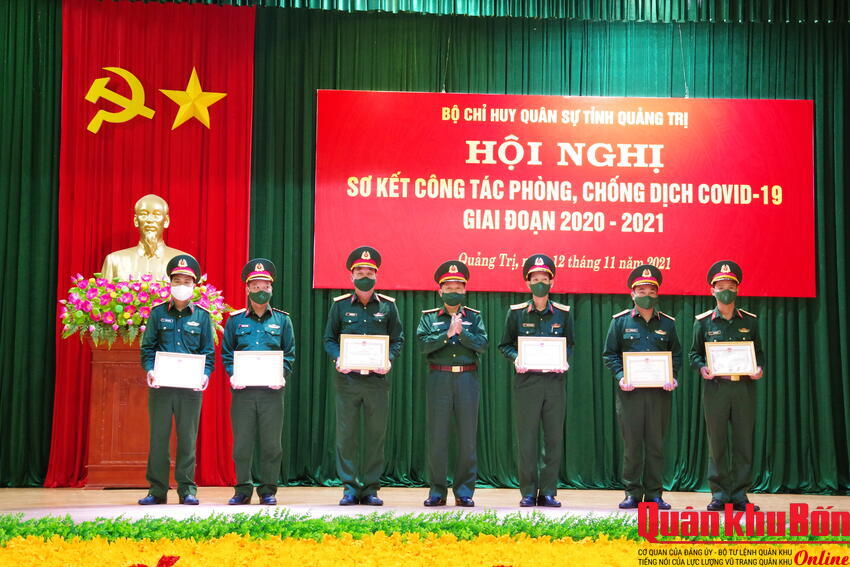 Bộ Chỉ huy Quân sự tỉnh Quảng Trị thực hiện tốt công tác phòng, chống dịch Covid-19