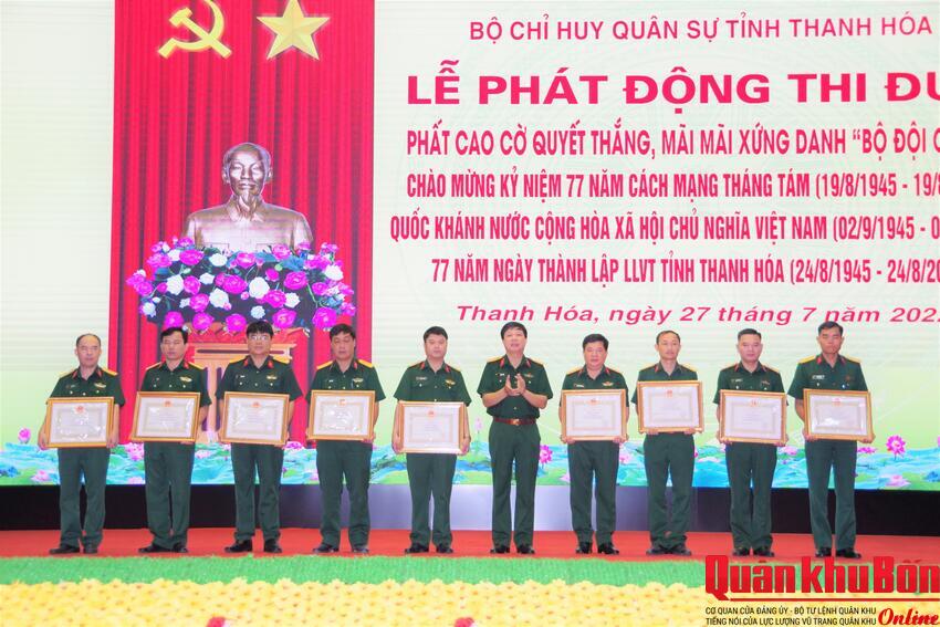 Bộ Chỉ huy Quân sự tỉnh Thanh Hóa: Phát động thi đua Phất cao cờ quyết thắng, mãi mãi xứng danh “Bộ đội cụ Hồ”