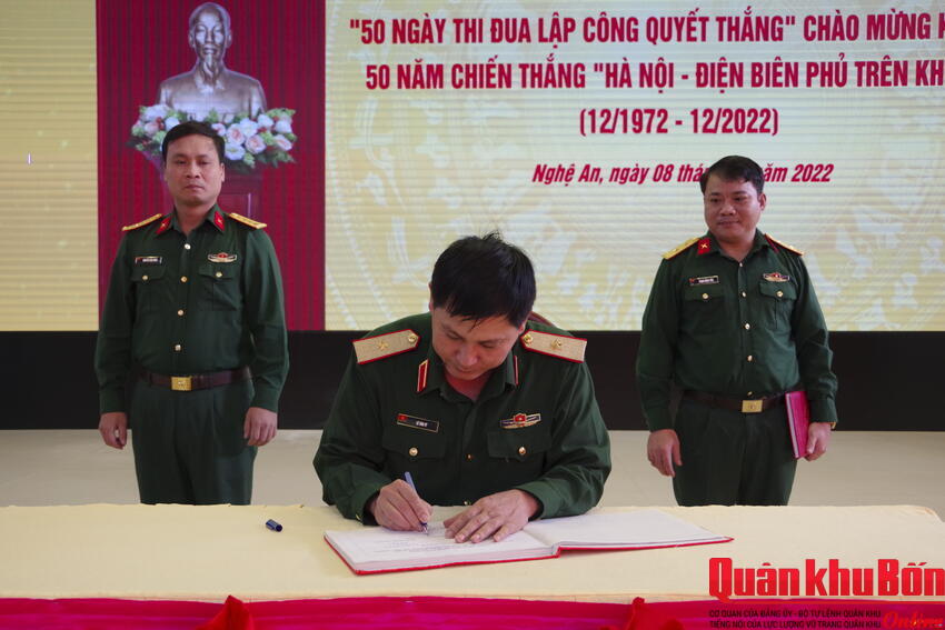 Các đơn vị phát động thi đua cao điểm