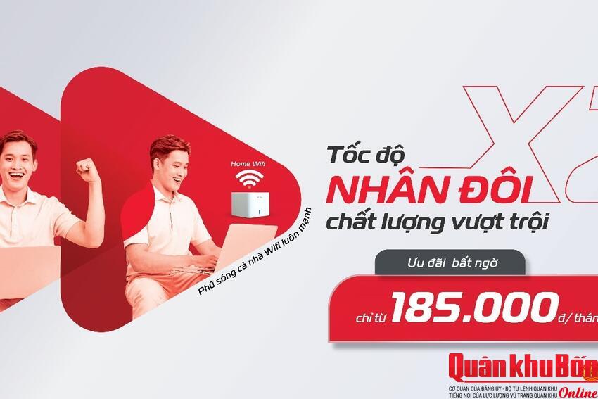 Viettel ra mắt dải gói cước FTTH mới nhân đôi tốc độ