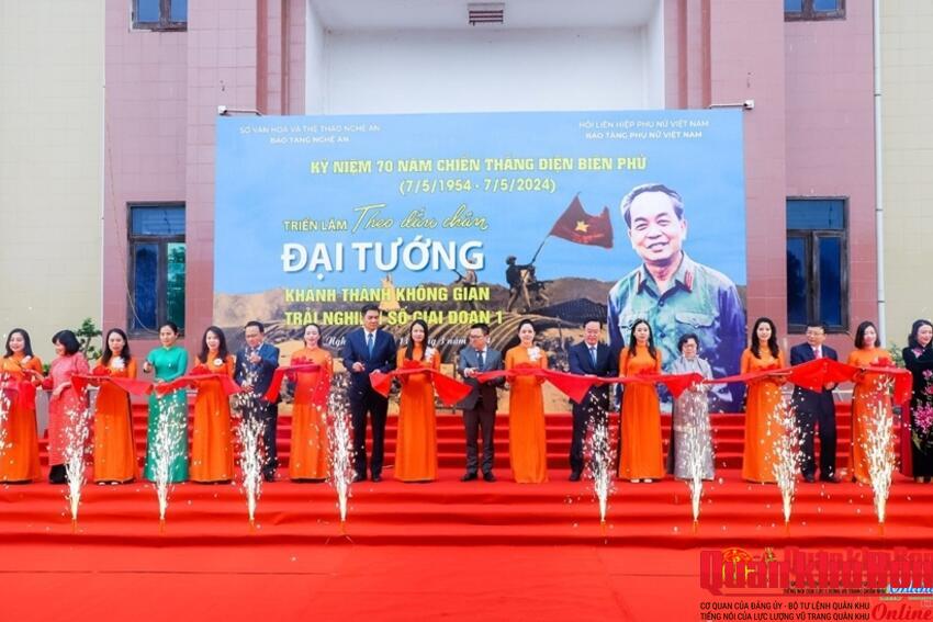 Tỉnh Nghệ An: Khai mạc triển lãm “Theo dấu chân Đại tướng”
