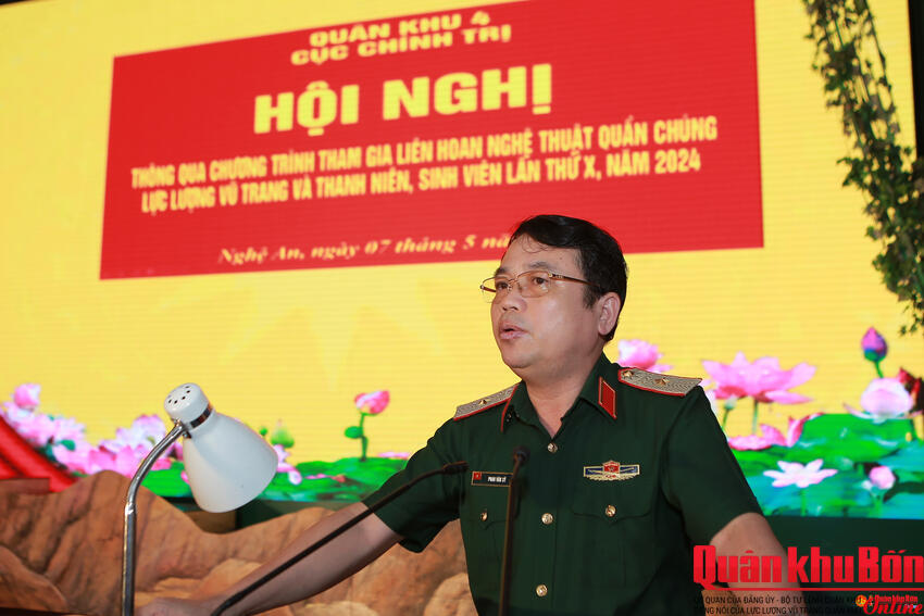 Quân khu 4 sẵn sàng tham gia Liên hoan Nghệ thuật quần chúng LLVT và thanh niên, sinh viên lần thứ X, năm 2024