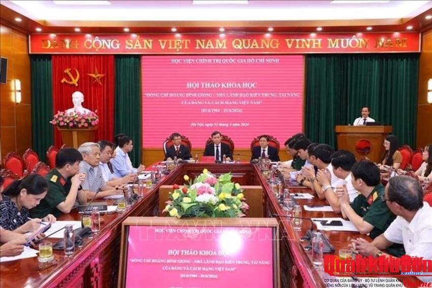 Đồng chí Hoàng Đình Giong - nhà lãnh đạo kiên trung, tài năng của Đảng và cách mạng Việt Nam