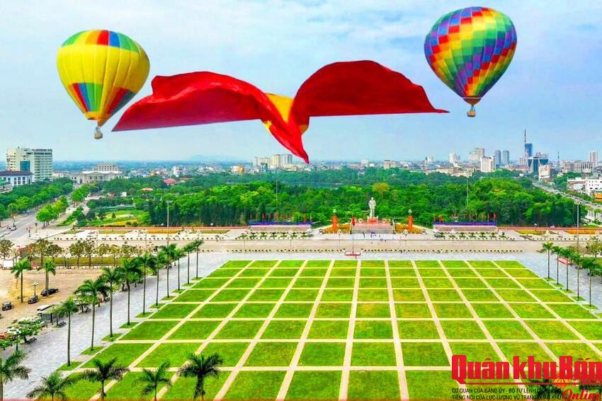 Nghệ An tổ chức Lễ chào cờ và bay đại kỳ Tổ quốc kỷ niệm 135 năm Ngày sinh Chủ tịch Hồ Chí Minh