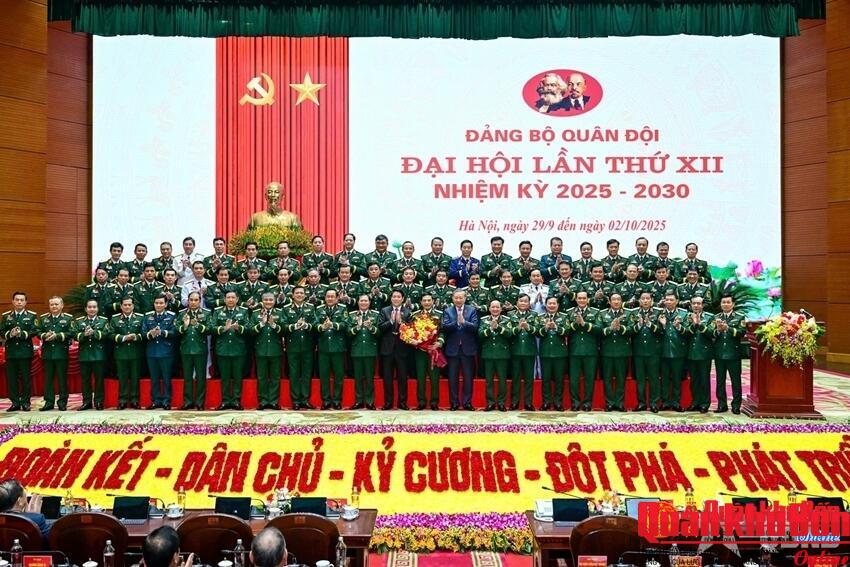 Lãnh đạo Đảng, Nhà nước dự, chỉ đạo phiên bế mạc Đại hội đại biểu Đảng bộ Quân đội lần thứ XII