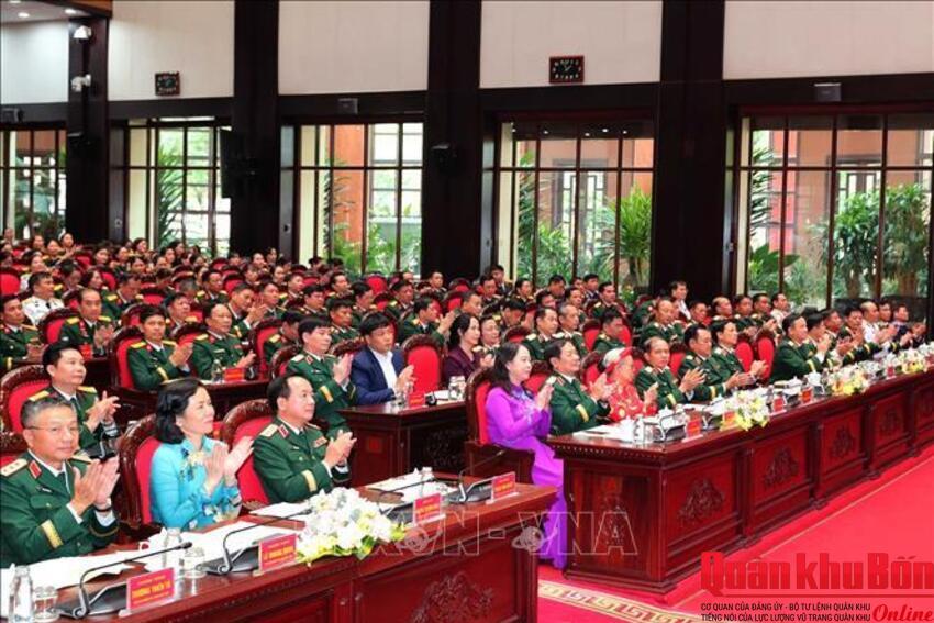 Tuyên dương điển hình tiên tiến trong phụ nữ Quân đội giai đoạn 2020 - 2025