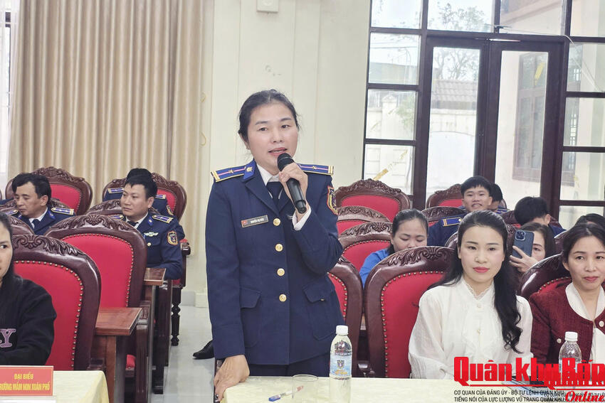 Bộ Tư lệnh Vùng Cảnh sát biển 1 tổ chức tọa đàm “Bình đẳng giới và an toàn cho phụ nữ, trẻ em gái trong kỷ nguyên số”