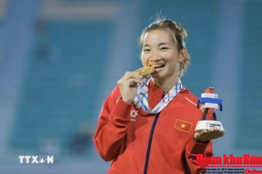Điền kinh Việt Nam lập 'hat-trick vàng,' Nguyễn Thị Oanh đi vào lịch sử