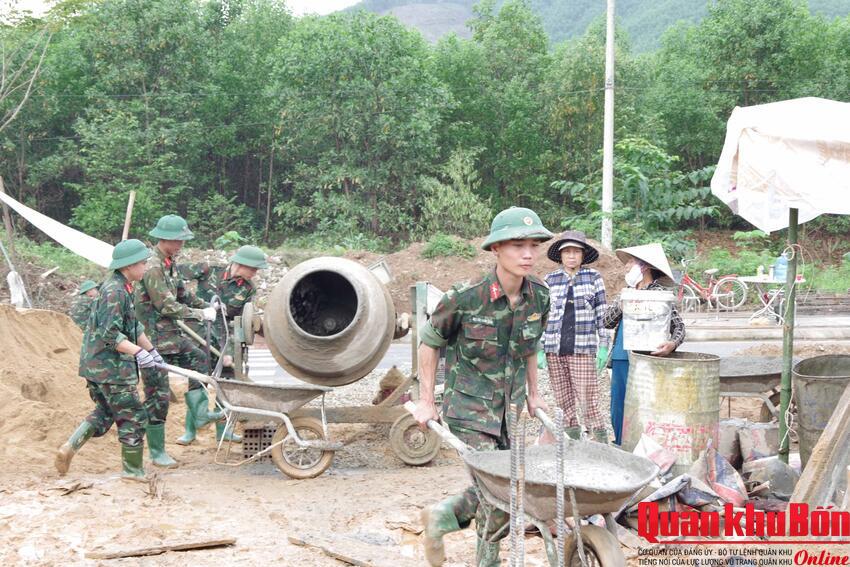 Các đơn vị hành quân dã ngoại làm công tác dân vận đợt 2 năm 2025