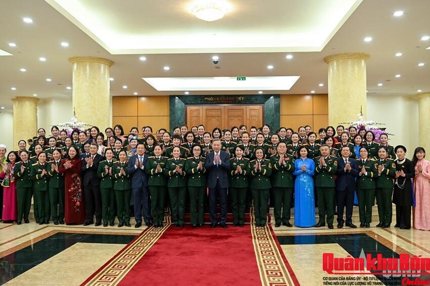 Tổng Bí thư Tô Lâm: Khơi dậy khát vọng cống hiến của Phụ nữ Quân đội