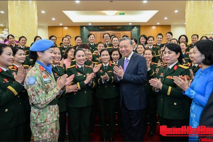 Phụ nữ Quân đội bản lĩnh - trí tuệ - kỷ cương - nhân ái, vững tin bước vào kỷ nguyên mới