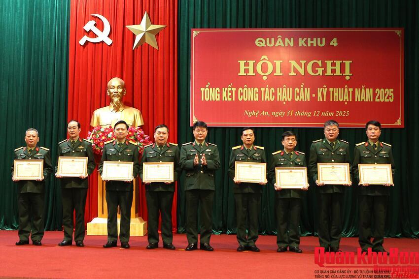 Quân khu 4 tổng kết công tác Hậu cần – Kỹ thuật năm 2025