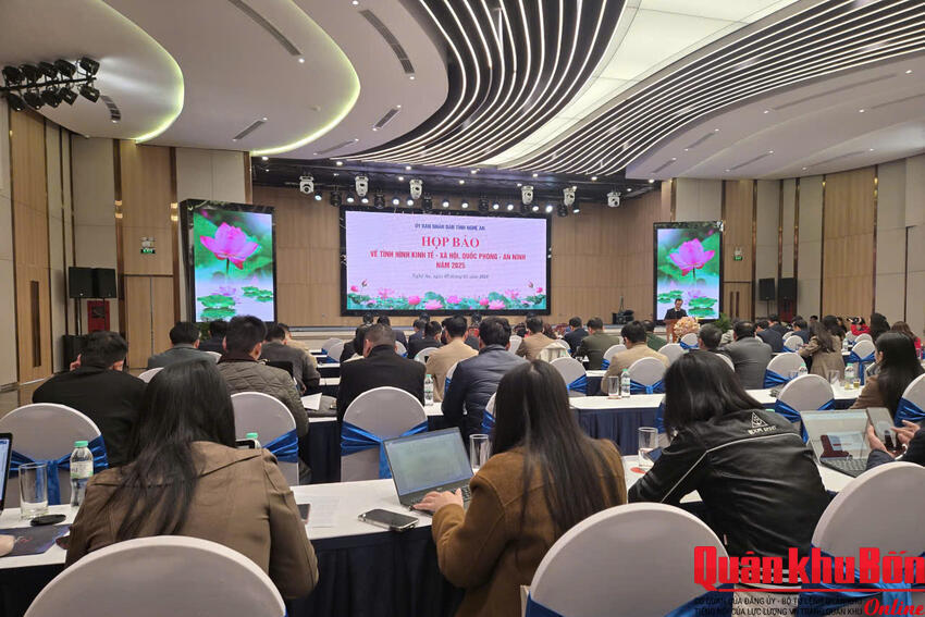 Tỉnh Nghệ An hoàn thành kế hoạch, chi tiêu kinh tế - xã hội, quốc phòng, an ninh năm 2025