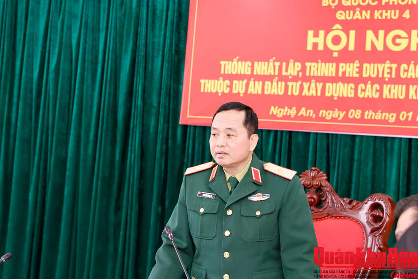 Quân khu 4 thống nhất lập trình phê duyệt các dự án thành phần khu Kinh tế - Quốc phòng