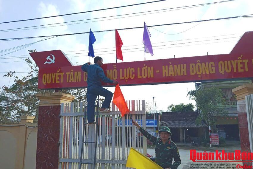 Ban CHQS xã Bích Hào, Bộ CHQS Nghệ An ổn định nơi ăn nghỉ, thực hiện tốt nhiệm vụ