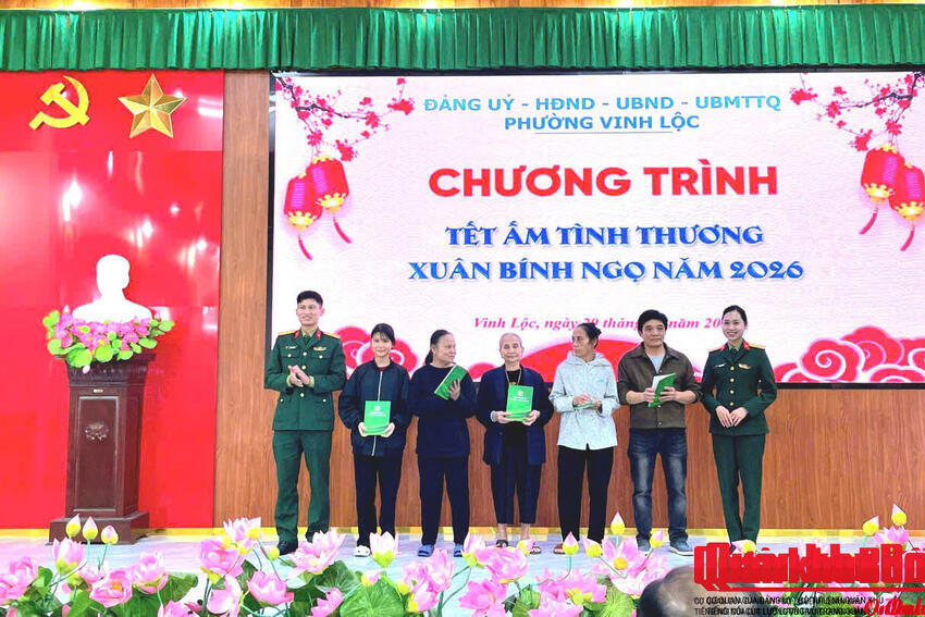 Bệnh viện Quân y 4 phối hợp tổ chức chương trình “Tết ấm tình thương”.