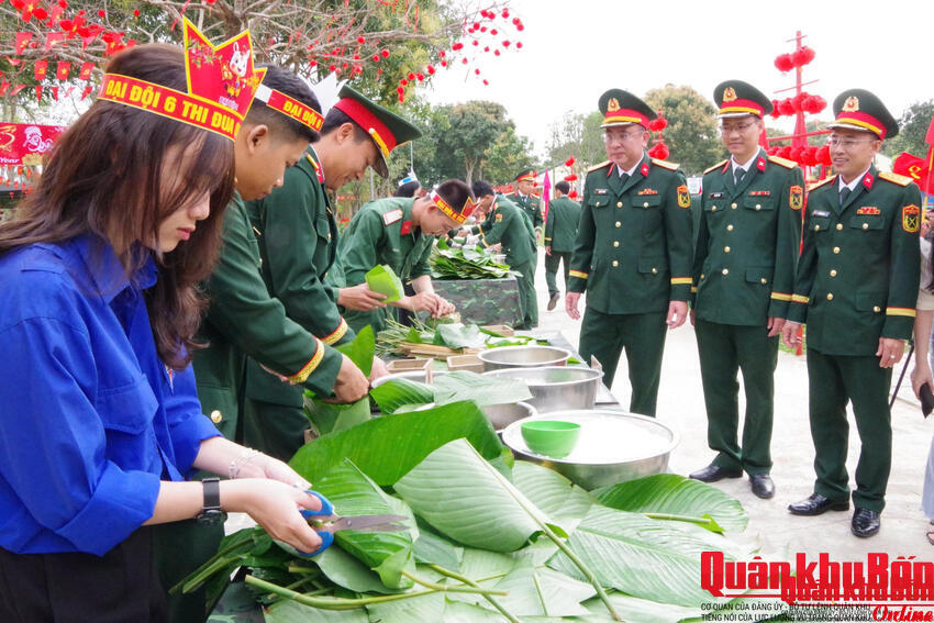 Rộn ràng “Xuân chiến sĩ” ở Sư đoàn 968