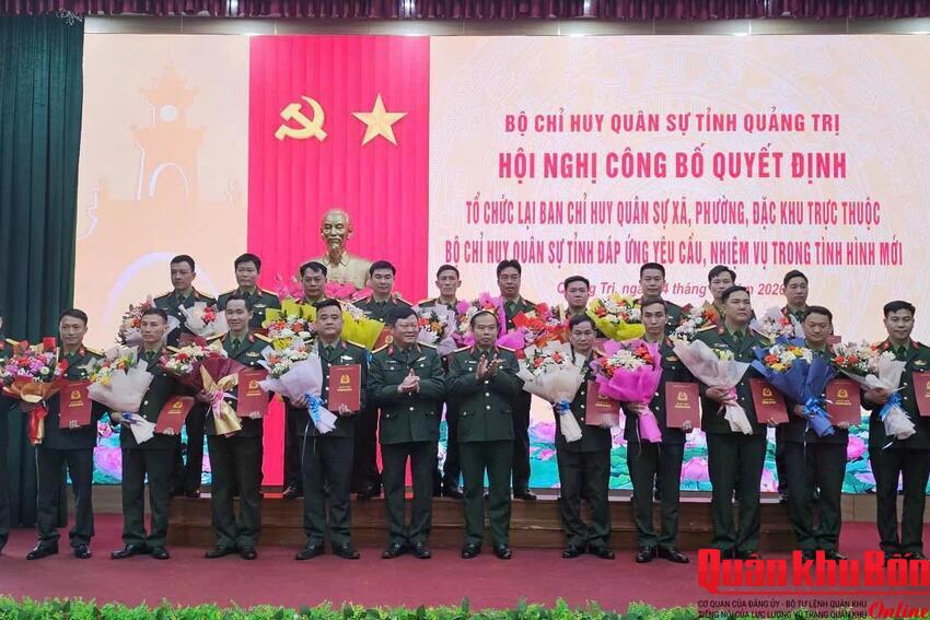 Đưa 8.700 sĩ quan quân đội về Ban Chỉ huy quân sự xã