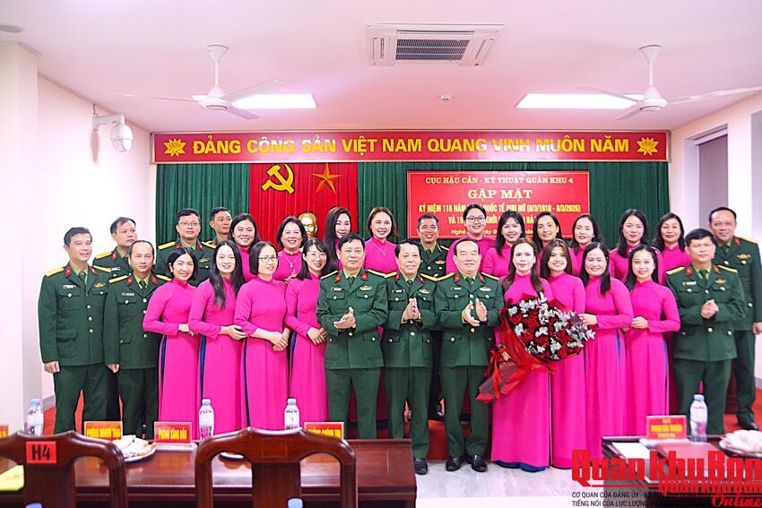Cục Hậu cần – Kỹ thuật Quân khu 4 gặp mặt kỷ niệm Ngày Quốc tế Phụ nữ 8/3