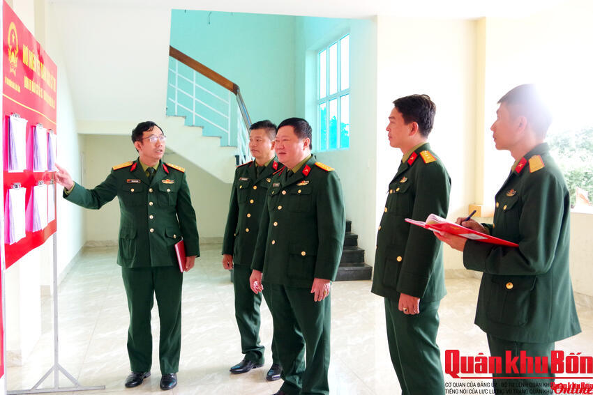 Bộ Chỉ huy Quân sự tỉnh Quảng Trị kiểm tra công tác chuẩn bị bầu cử