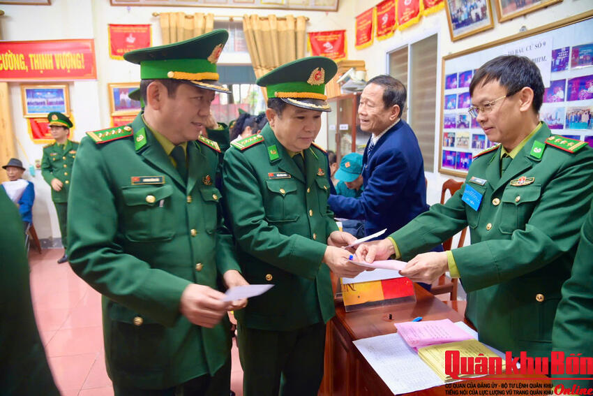 Cơ quan Ban Chỉ huy Bộ đội Biên phòng tỉnh Nghệ An sớm hoàn thành công tác bầu cử