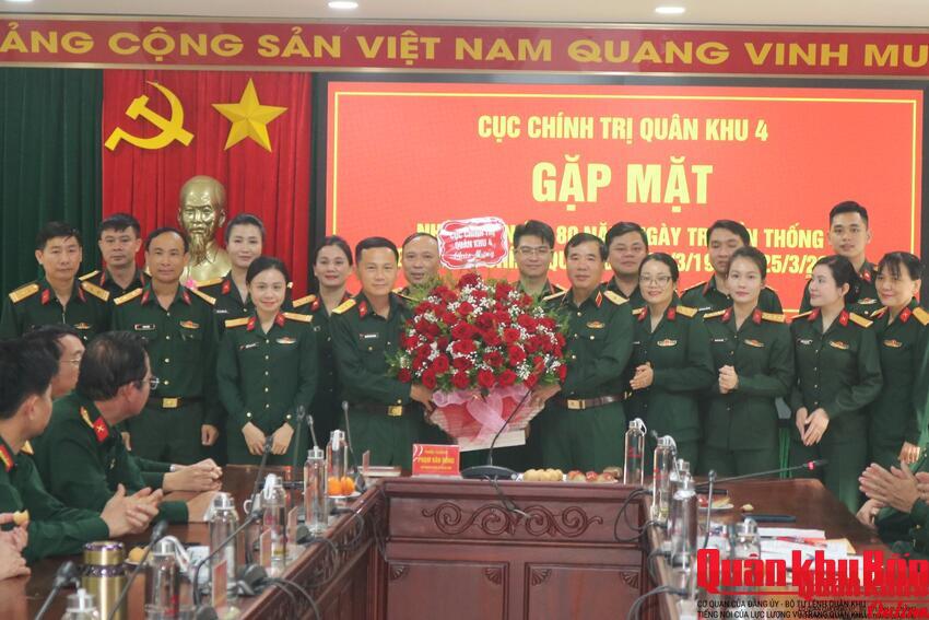 Cục Chính trị Quân khu 4, gặp mặt kỷ niệm 80 năm Ngày truyền thống Ngành Tài chính Quân đội