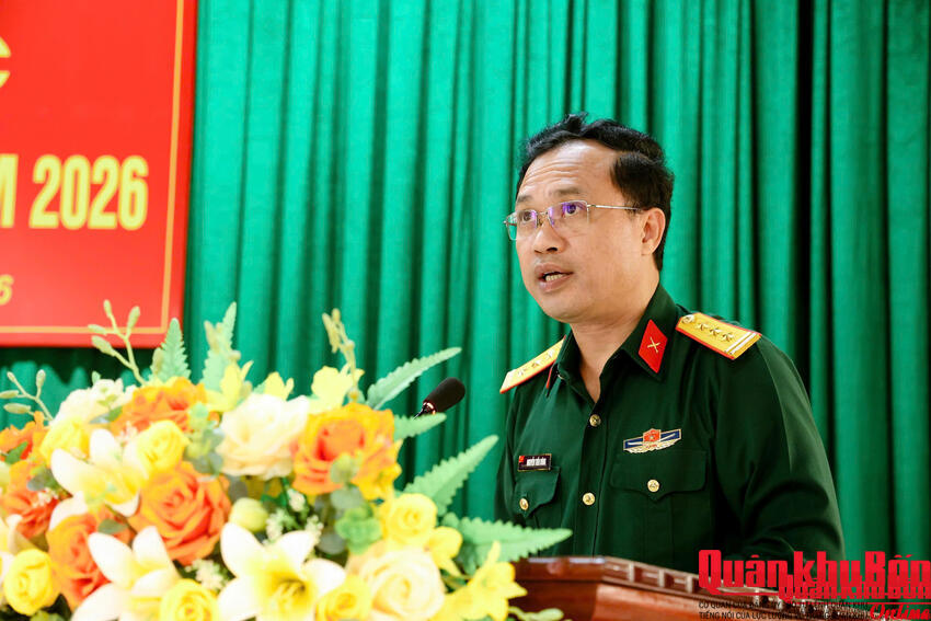 Ban Chỉ huy Phòng thủ khu vực 1 - Vạn An tổ chức thành công Hội thi Báo cáo viên giỏi