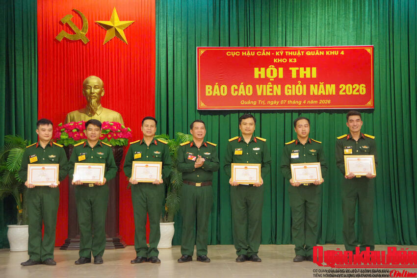 Kho K3 tổ chức hội thi báo cáo viên giỏi năm 2026