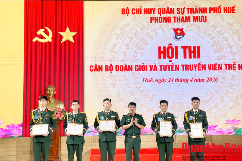 Hội thi cán bộ Đoàn giỏi và tuyên truyền viên trẻ năm 2026