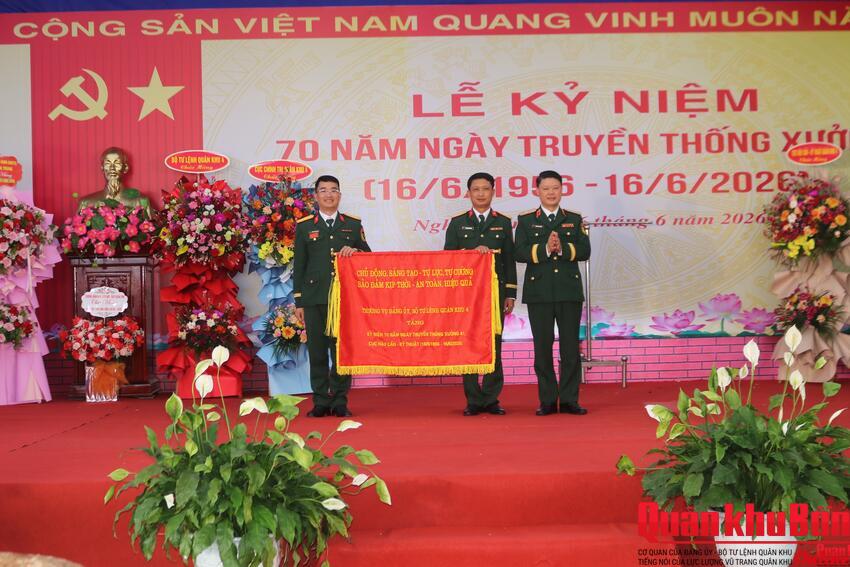 Lễ Kỷ niệm 70 năm Ngày truyền thống Xưởng 41, Cục Hậu cần – Kỹ thuật Quân khu 4