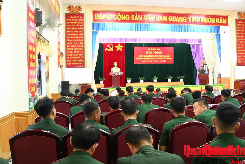 Sư đoàn 968 (Quân khu 4) sơ kết công tác Đảng, công tác chính trị 6 tháng đầu năm 2026