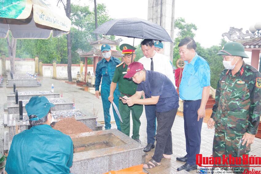 Thành phố Huế đẩy nhanh việc lấy mẫu ADN xác định danh tính hài cốt liệt sĩ