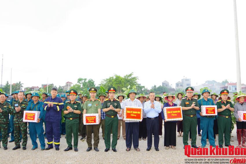 Xã Nông Cống tổ chức thành công diễn tập tác chiến trong khu vực phòng thủ năm 2026