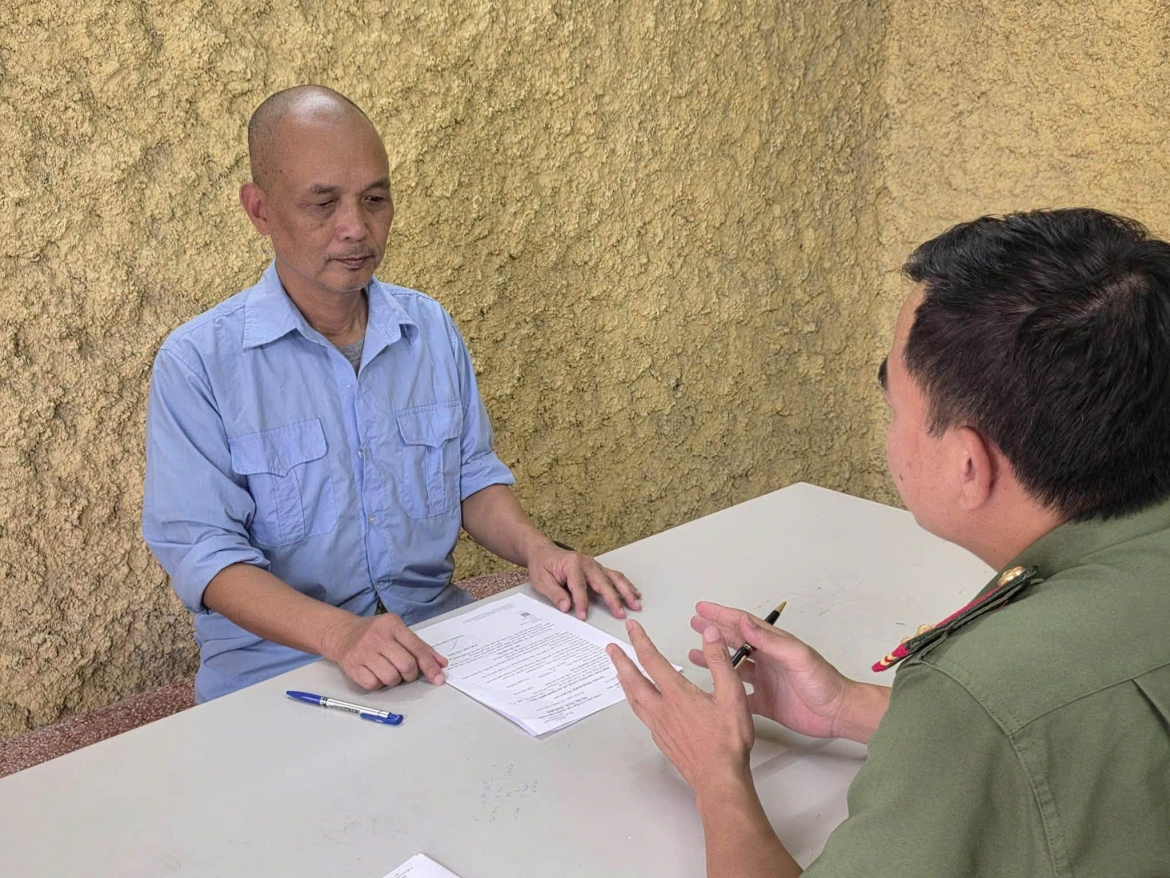 Bị can Nguyễn Thành Nam thừa nhận hành vi phát tán tài liệu xuyên tạc, sai sự thật