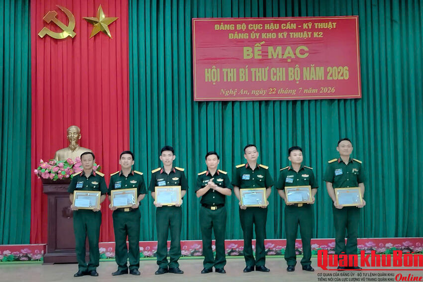 Kho Kỹ thuật K2 tổ chức thành công Hội thi Bí thư chi bộ giỏi năm 2026.