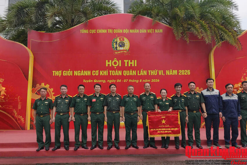 Quân khu 4 xuất sắc giành giải Nhì Hội thi thợ giỏi ngành cơ khí toàn quân lần thứ VI, năm 2026.
