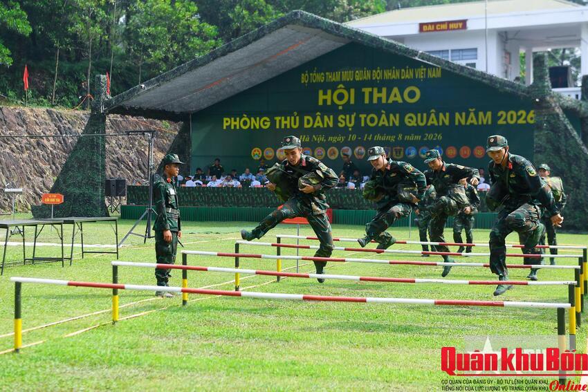 Những ngày thi đấu sôi nổi tại Hội thao phòng thủ dân sự toàn quân 2026