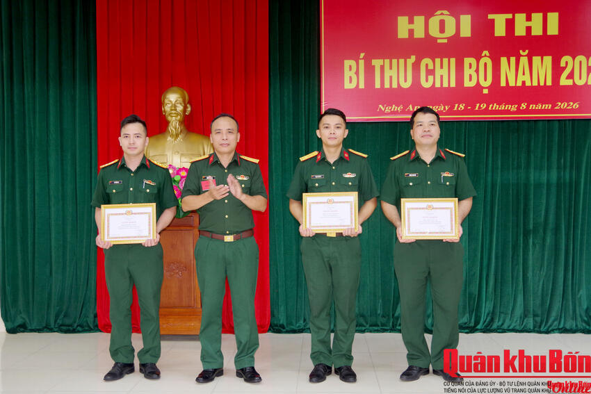 Lữ đoàn 80 (Quân khu 4): Hội thi Bí thư chi bộ năm 2026