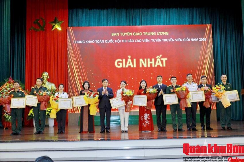 Bế mạc Chung khảo toàn quốc Hội thi Báo cáo viên, tuyên truyền viên giỏi năm 2026