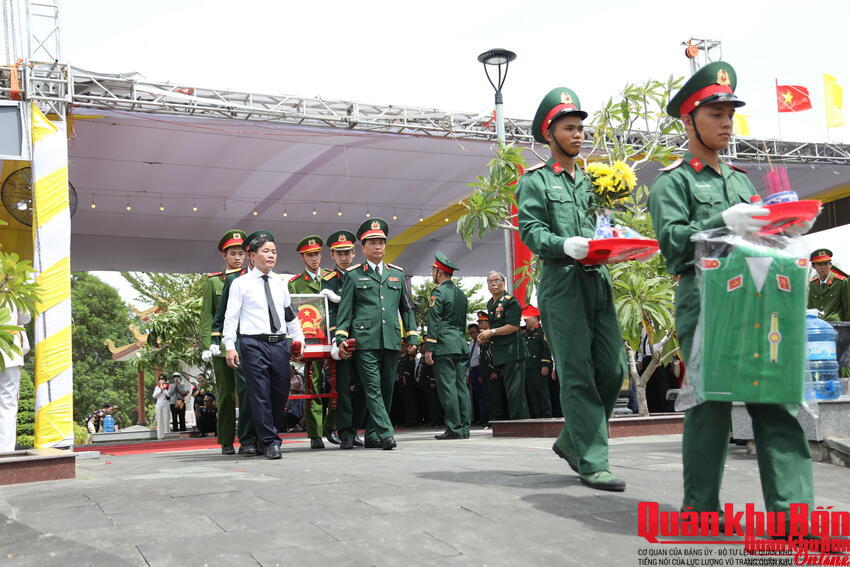 Quảng Trị: Tổ chức Lễ viếng, truy điệu và an táng 13 hài cốt liệt sĩ quy tập ở Câu Nhi