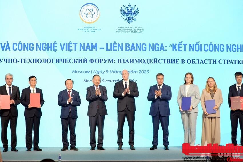 Tổng Bí thư, Chủ tịch nước Tô Lâm: Đưa khoa học công nghệ trở thành một động lực mới của quan hệ Việt Nam - Liên bang Nga